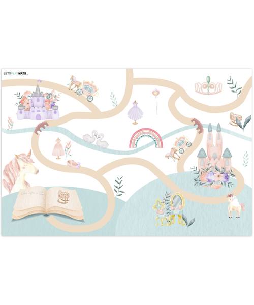 KINDERTEPPICH Prinzessin 105 x 70 cm