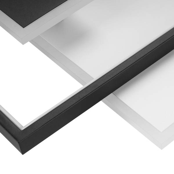 LED Deckenleuchte Pexir Weiß - Aluminium - Eisen - 50 x 7 x 50 cm