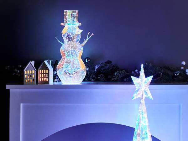Décoration LED ARCTICA Bambou - 30 x 43 x 19 cm