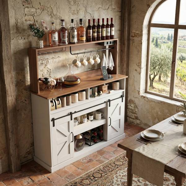 Sideboards Codon Weiß - Holzwerkstoff - 120 x 130 x 40 cm
