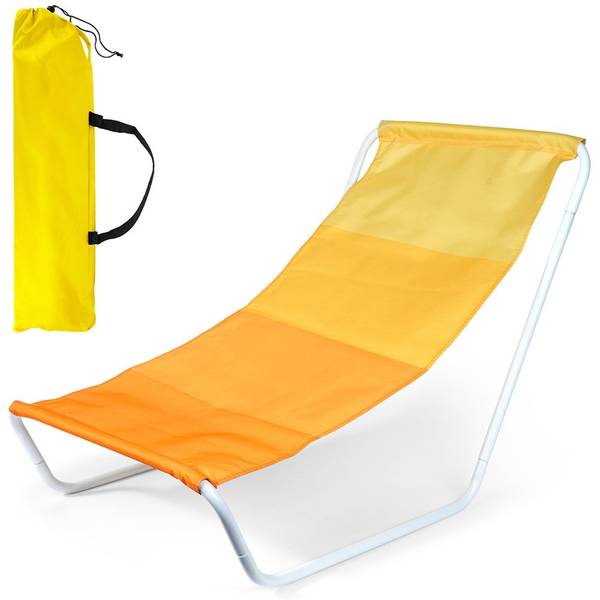 Strandliege 489272 Gelb - Metall - 52 x 60 x 86 cm