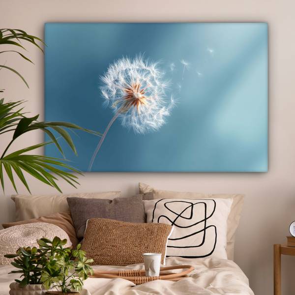 CANVAS SCHILDERIJ Paardenbloem 150 x 100 cm