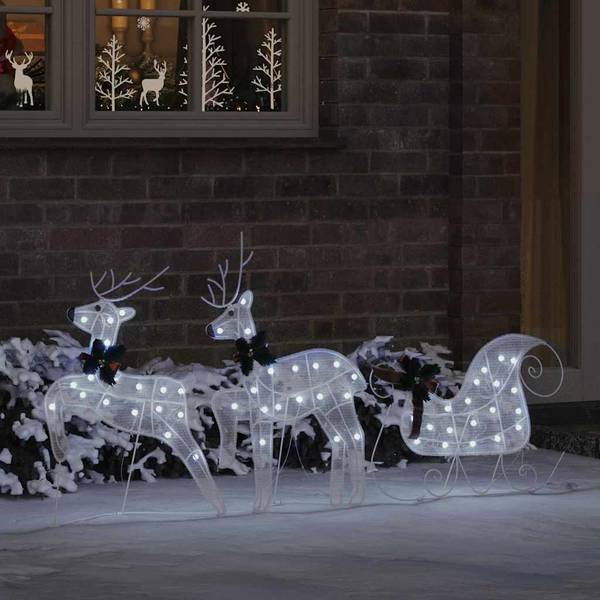 Weihnachtsfiguren 3049493-1 3er Set Weiß