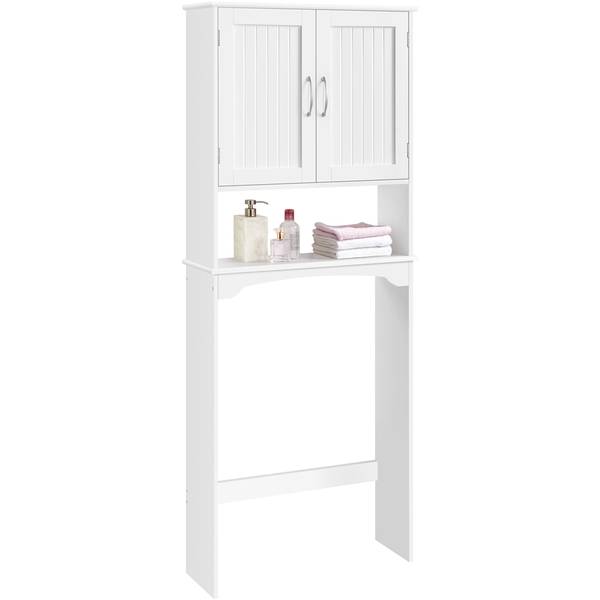 Badschrank ARF28 Weiß - Holzwerkstoff - 75 x 180 x 23 cm