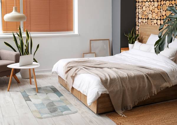 Teppich Geometrisches Muster 60 x 90 cm