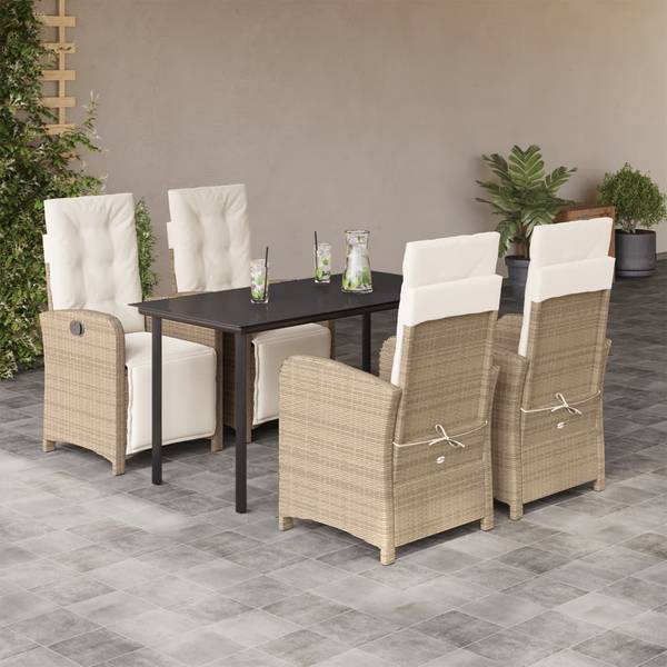 Garten-Essgruppe 3038913-4 5-teilig 70 x 140 cm