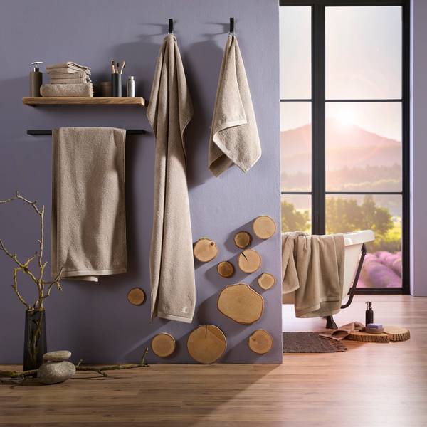 Gästetuch 2er-Pack 155414 Glas Grau