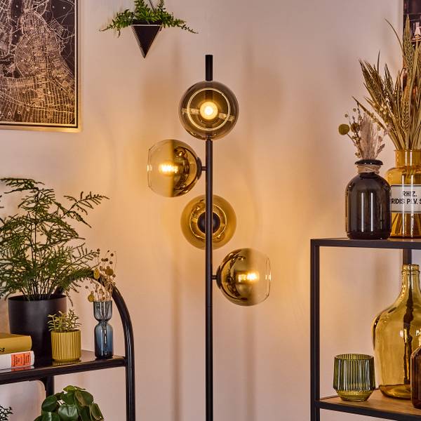 Stehlampe Cesaro Gold - Metall - 31 x 160 x 69 cm