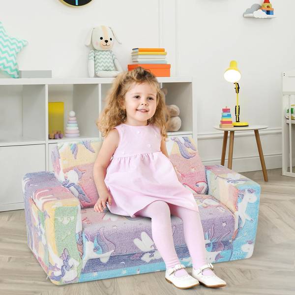 Kindersofa HY10150CL Textil - 80 x 42 x 51 cm