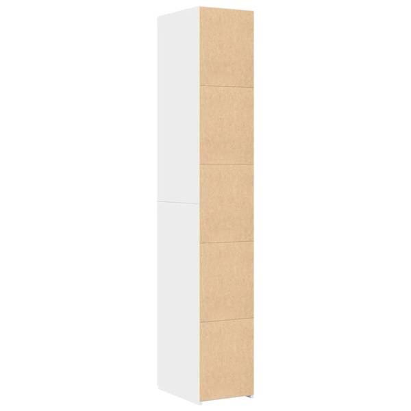 Highboard DE6947 Weiß - Holzwerkstoff - 30 x 185 x 43 cm