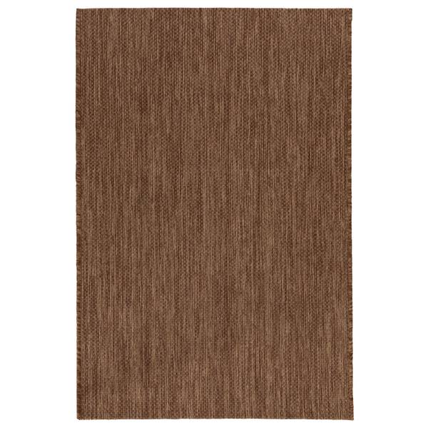 Outdoorteppich Melbu Braun - Polypropylen - 120 x 170 cm