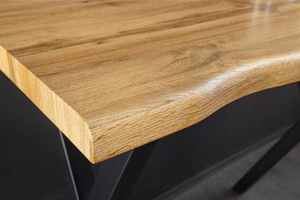 Bartisch WILD Beige - Schwarz - Holzwerkstoff - Metall - 120 x 100 x 60 cm