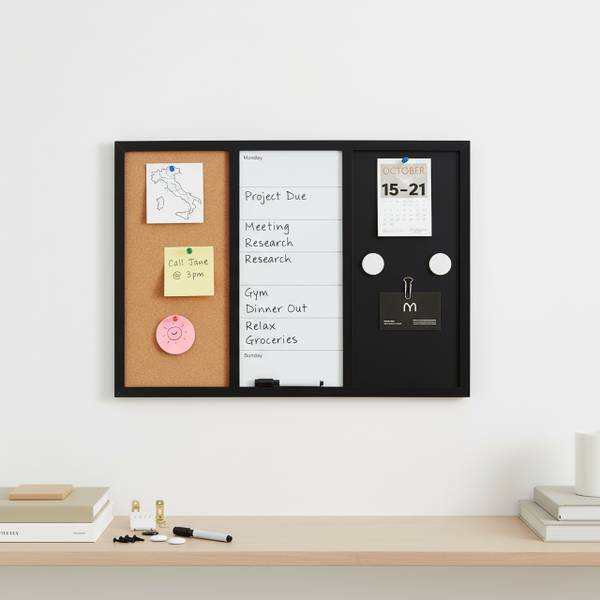 Combitafel 3-in-1 accessoires 70 x 50 cm