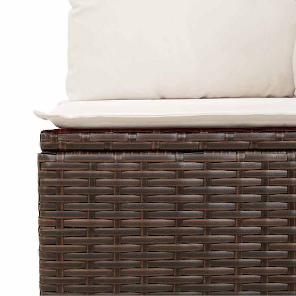 Garten-Lounge-Set 3034258-1 8-teilig Braun - Creme