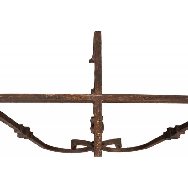 Tuin Tafelpoten OUDE-TUIN bruin - ijzer - 82 x 74 x 231 cm