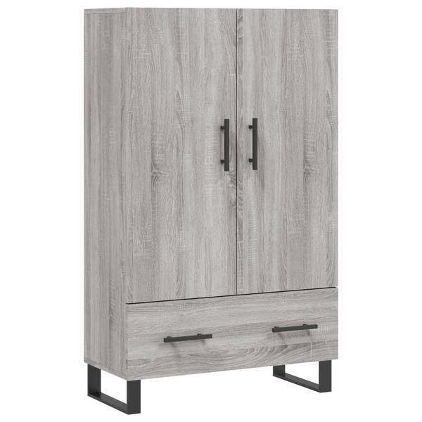 Highboard DE7996 Eiche Grau Dekor