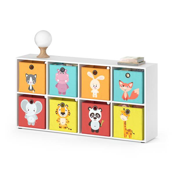 Kinderregal Scutum 37030 Weiß - Holzwerkstoff - 143 x 72 x 29 cm