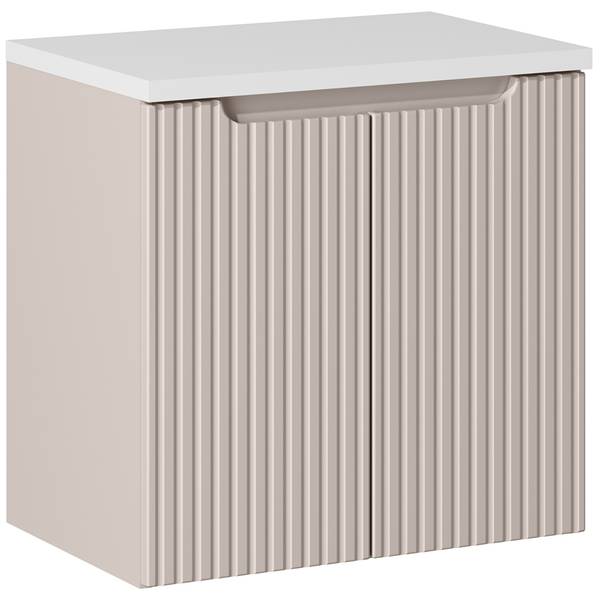 Unterschrank NEWPORT-56-73 Beige - Holzwerkstoff - 60 x 57 x 39 cm