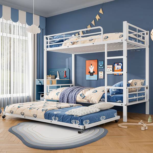 Ausziehbett K-1057 Weiß