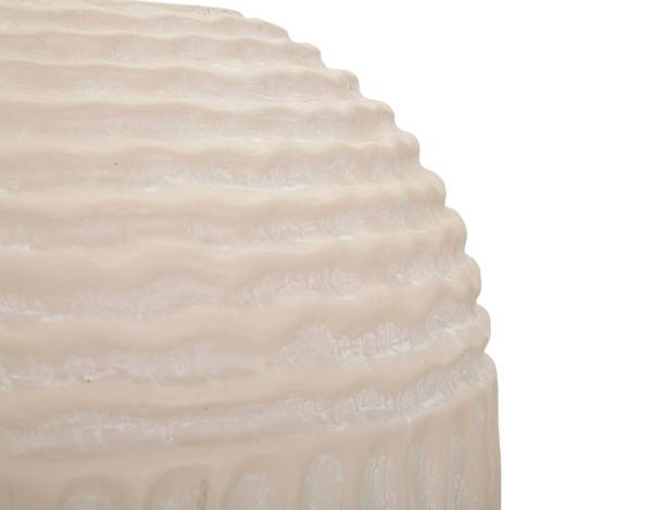 Vase Mist A Beige - Harz - 30 x 39 x 30 cm