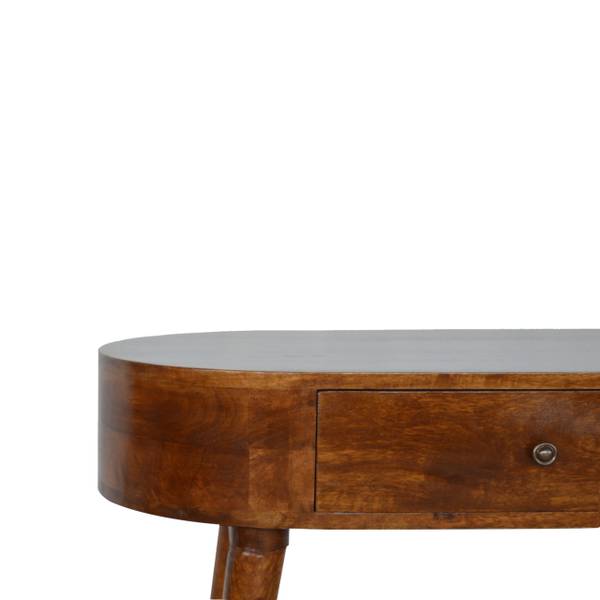 KONSOLENTISCH Albion Braun - Mango - 80 x 78 x 40 cm