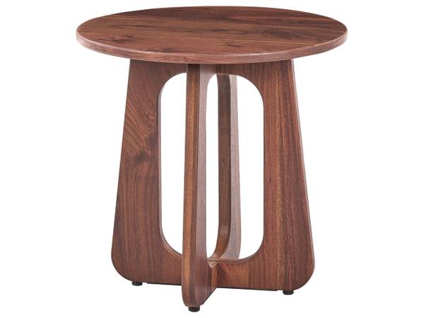 Beistelltisch GAILLARD Braun - Holz teilmassiv - 50 x 50 x 1 cm