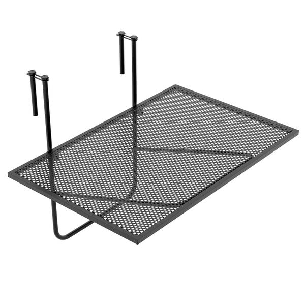 Klapptisch VH33855PWDE Schwarz - Metall - 51 x 51 x 61 cm