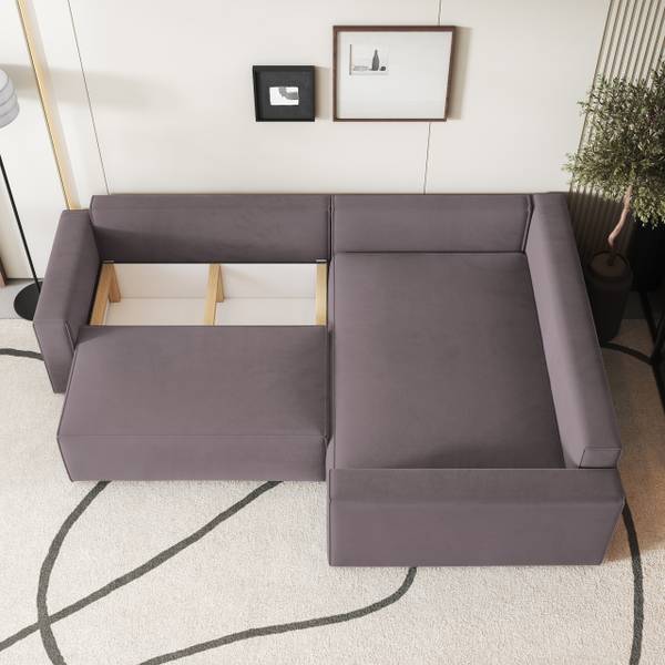 Ecksofa ERONIS M Flieder