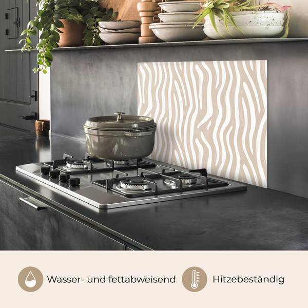 SPRITZSCHUTZ KÜCHE Streifen 70 x 50 cm