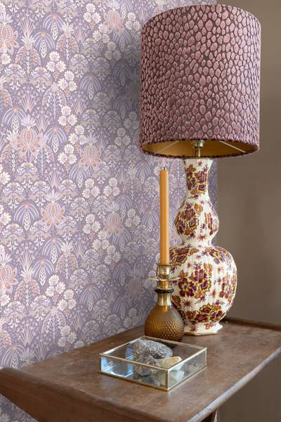 Tapete 130970 Violett - Fleece - 50 x 900 x 50 cm