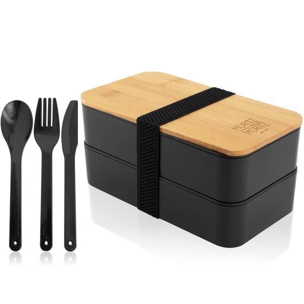 10tlg Bento Box japanische Brotdose 11 x 20 x 12 cm