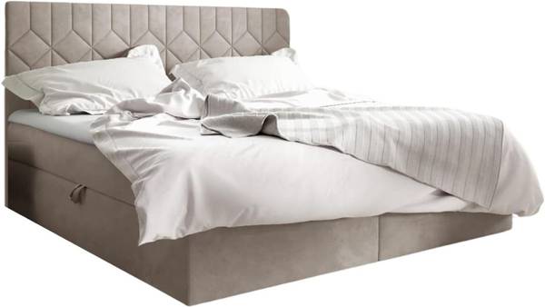 Boxspringbett BRUGES H3 Beige