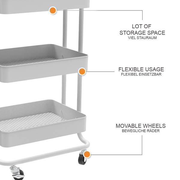 Rollregal Tron 49387 Weiß