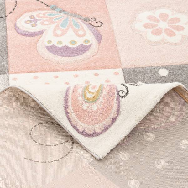 Tapis Enfants Maui Plaid Cœurs 120 x 170 cm