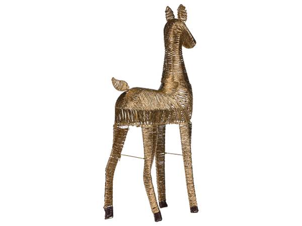 Décoration LED AKUREYRI Doré - Métal - 54 x 110 x 25 cm