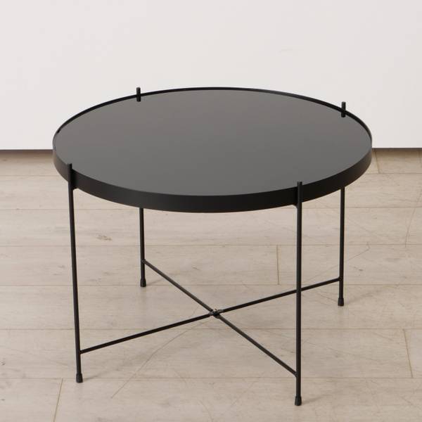 Couchtisch SHERIN Schwarz - Metall - 57 x 40 x 57 cm