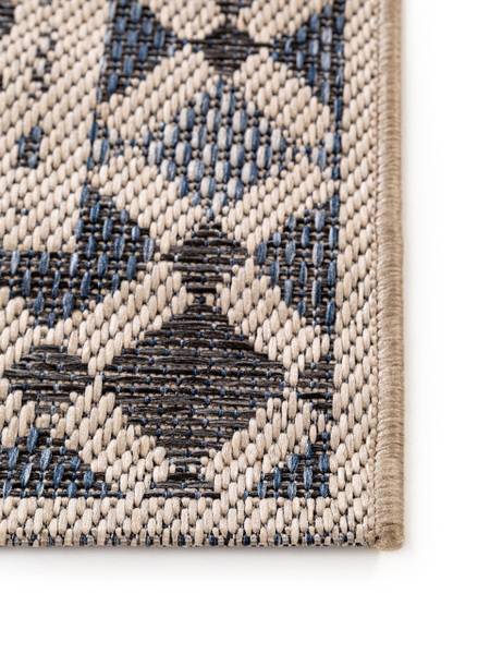In-/Outdoorteppich River Beige - Polypropylen - 100 x 1 x 150 cm