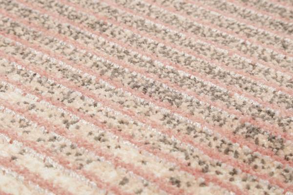 Kurzflorteppich Velvet Flow Pink - Polypropylen - 133 x 2 x 200 cm
