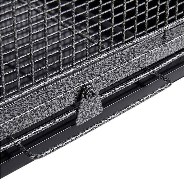 Vogelkäfig ARE73 Schwarz - Metall - 46 x 101 x 46 cm