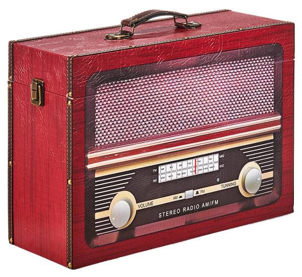 Aufbewahrungsbox GAGA Rot - Holzwerkstoff - 16 x 32 x 44 cm