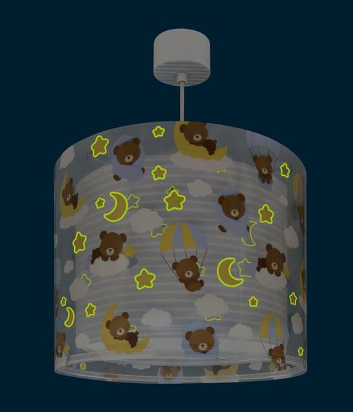 Deckenlampe für Kinder Baby Teddy  Bären Blau