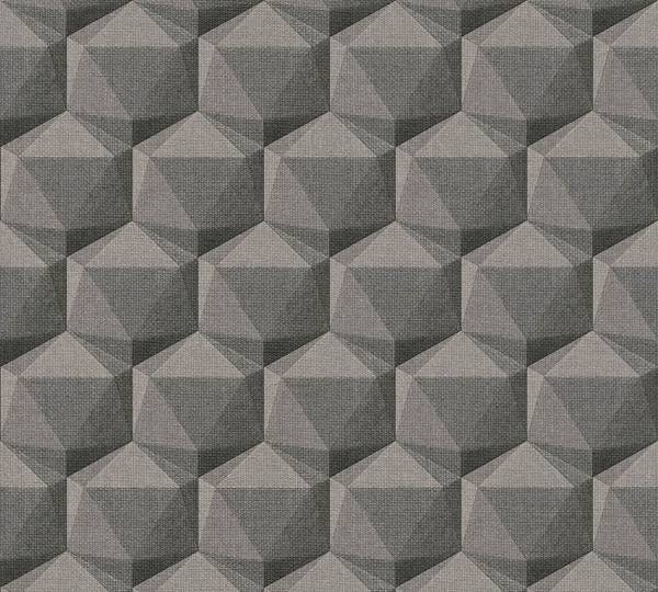 Vliestapete 387482-GU Grau - Kunststoff - 53 x 1 x 1005 cm