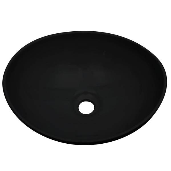 Badkamermeubel 299767-1 Set van 2 zwart - wit