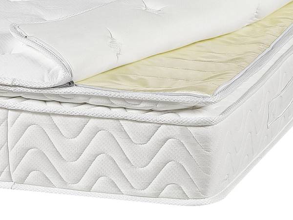Matelas AURA HYBRID PRO Beige - 90 x 25 x 200 cm