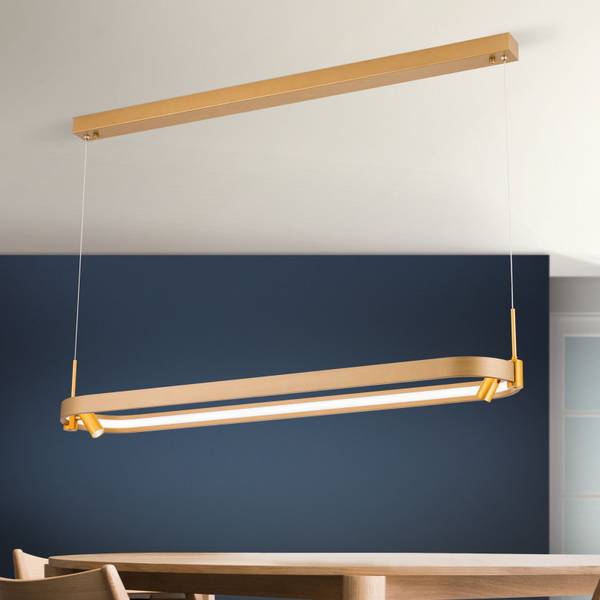 Suspension GRACE Doré - Métal - 22 x 4 x 112 cm