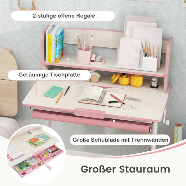 Schreibtisch TK32406 Pink
