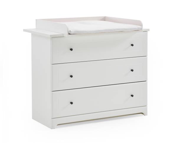 Babymöbel-Sparset Thilo 2-tlg. Weiß - Holzverbundwerkstoff - 50 x 50 x 50 cm