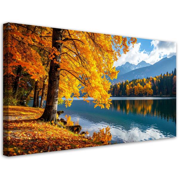 Tableau déco Lac 80 x 40 cm