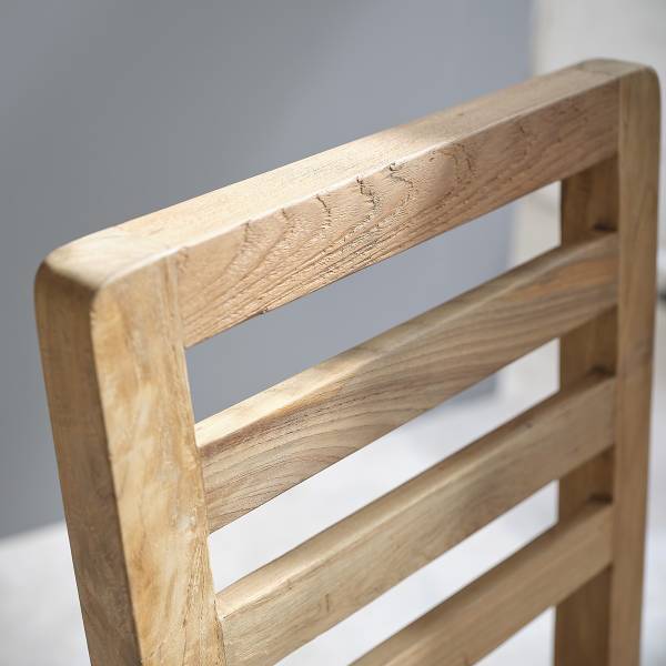 Stuhl CARGO Beige - Massivholz - 48 x 94 x 50 cm