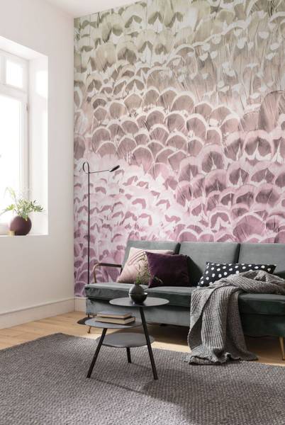 Fototapete 612355 Pink - Papier - 200 x 250 x 200 cm